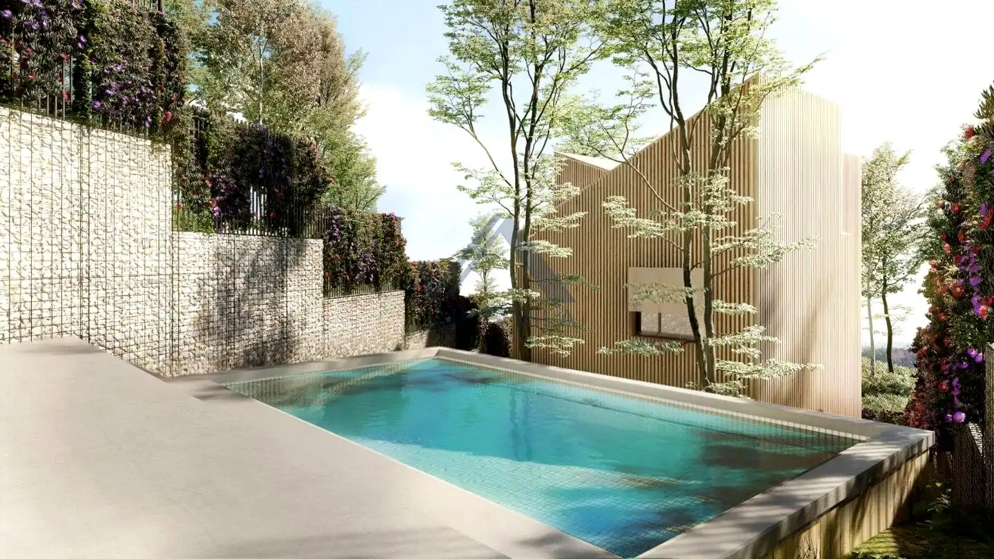 Piscina de Casa o chalet en venta en Barcelona con Jardín privado, Terraza y Piscina