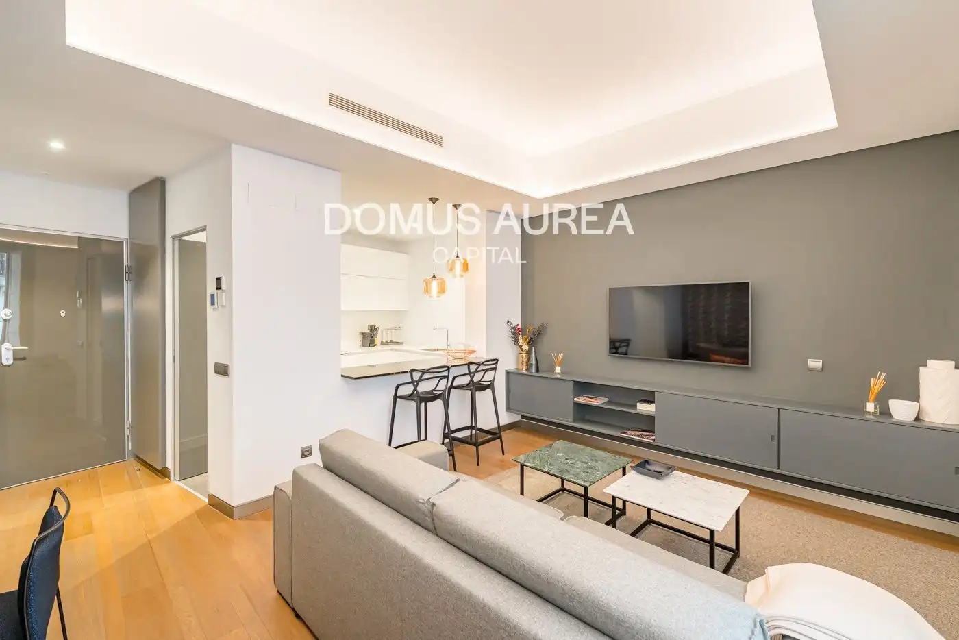 Sala de estar de Dúplex de alquiler en Madrid con Calefacción, Terraza y Amueblado