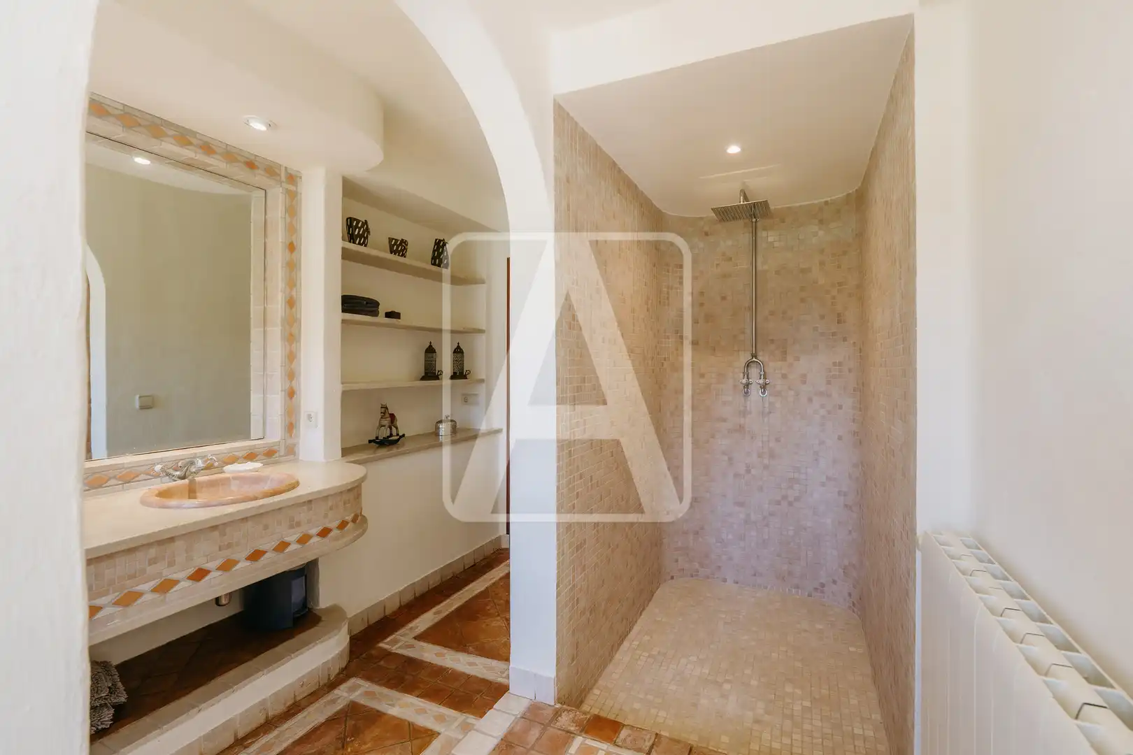 Baño de Finca rústica en venta en Benissa con Aire acondicionado, Calefacción y Jardín privado