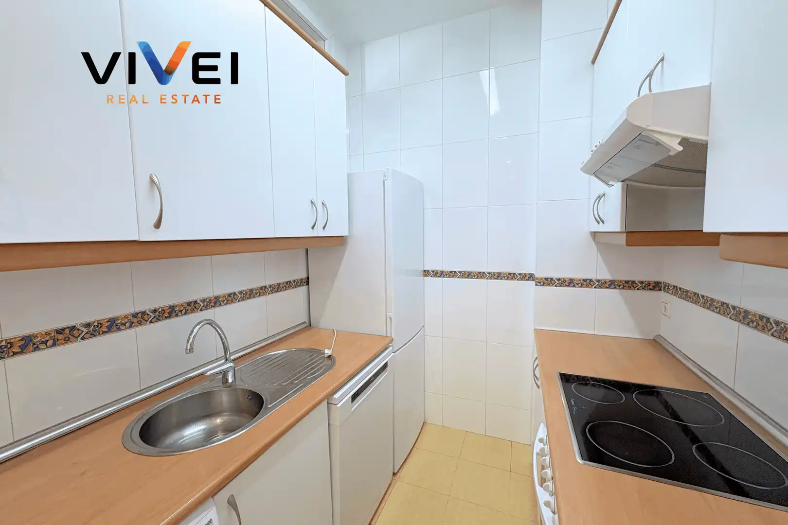 Cocina de Piso de alquiler en Madrid con Calefacción