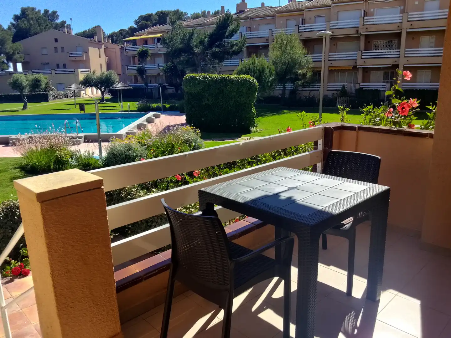 Terrassa de Apartament en venda en Mont-roig del Camp amb Aire condicionat, Jardí privat i Terrassa