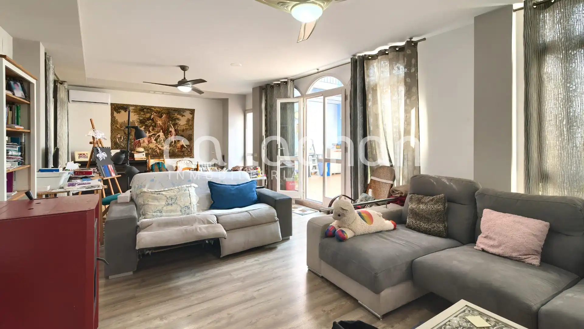 Living room of Detached homes for sale in Alzira  with Air Conditioner, Heating and Terrace