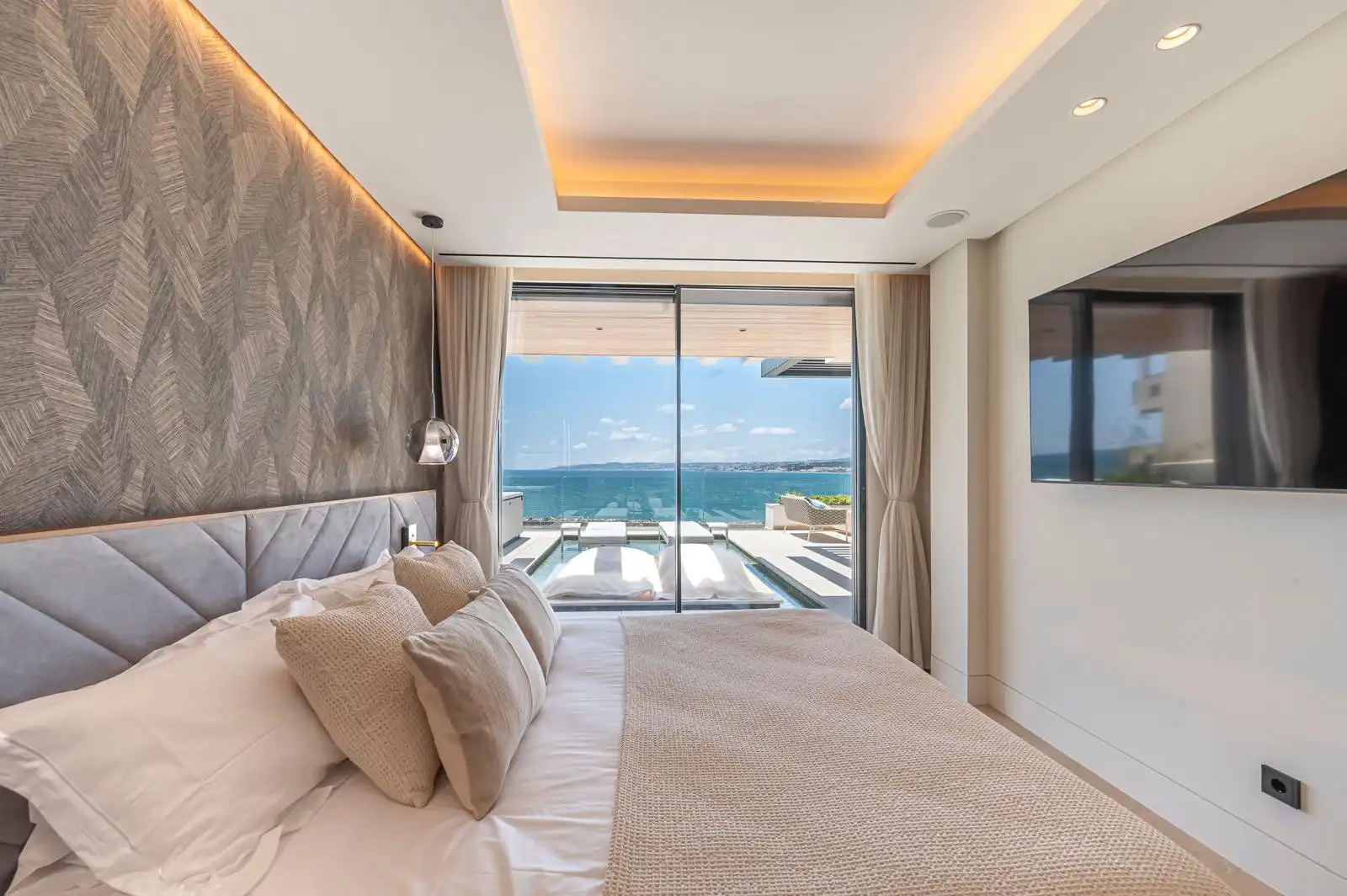 Dormitori de Apartament en venda en Estepona amb Aire condicionat, Calefacció i Terrassa
