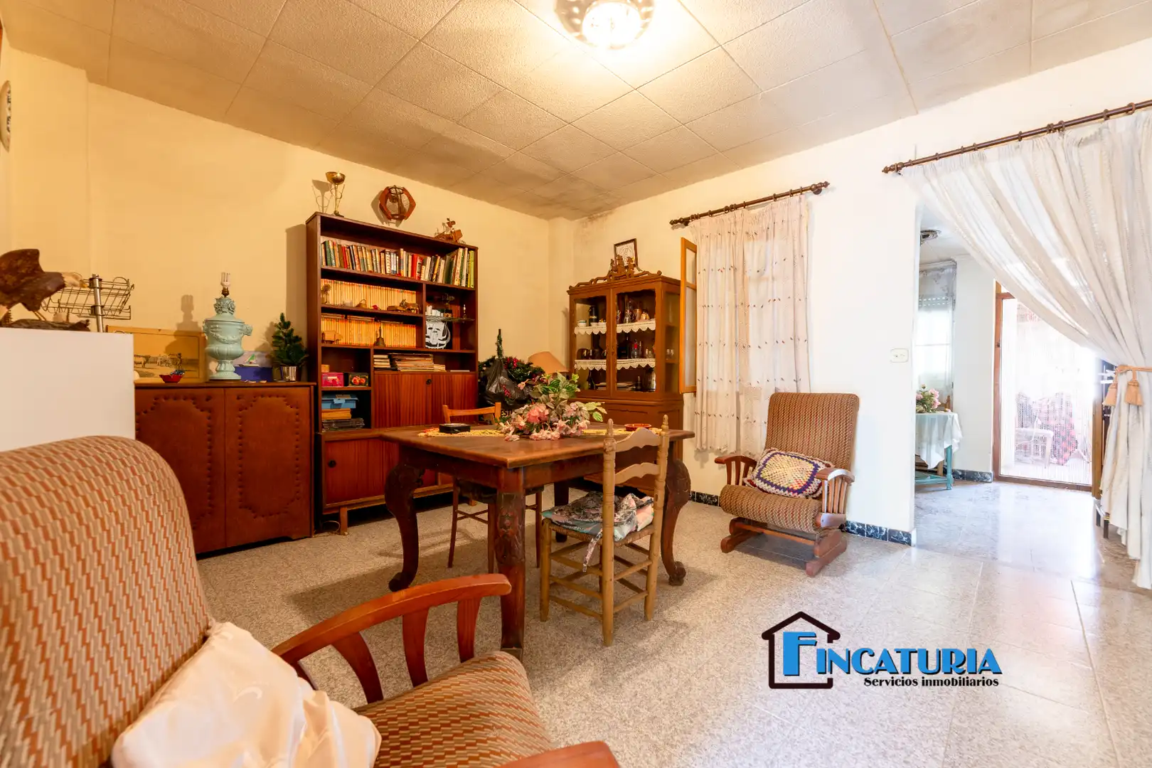 Sala de estar de Casa o chalet en venta en Chilches / Xilxes con Terraza y Amueblado