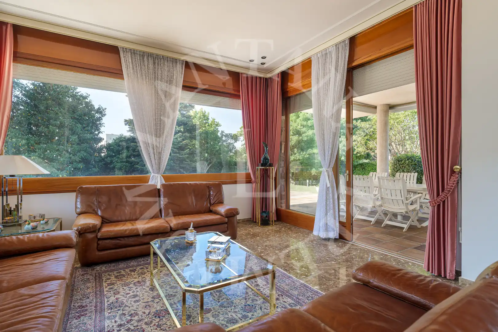 Sala de estar de Casa o chalet en venta en La Garriga con Aire acondicionado, Calefacción y Jardín privado