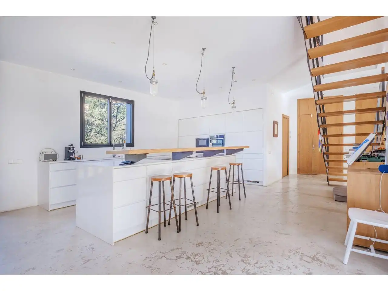 Küche von Haus oder Chalet zum Verkauf in Matadepera mit Klimaanlage, Heizung und Privatgarten