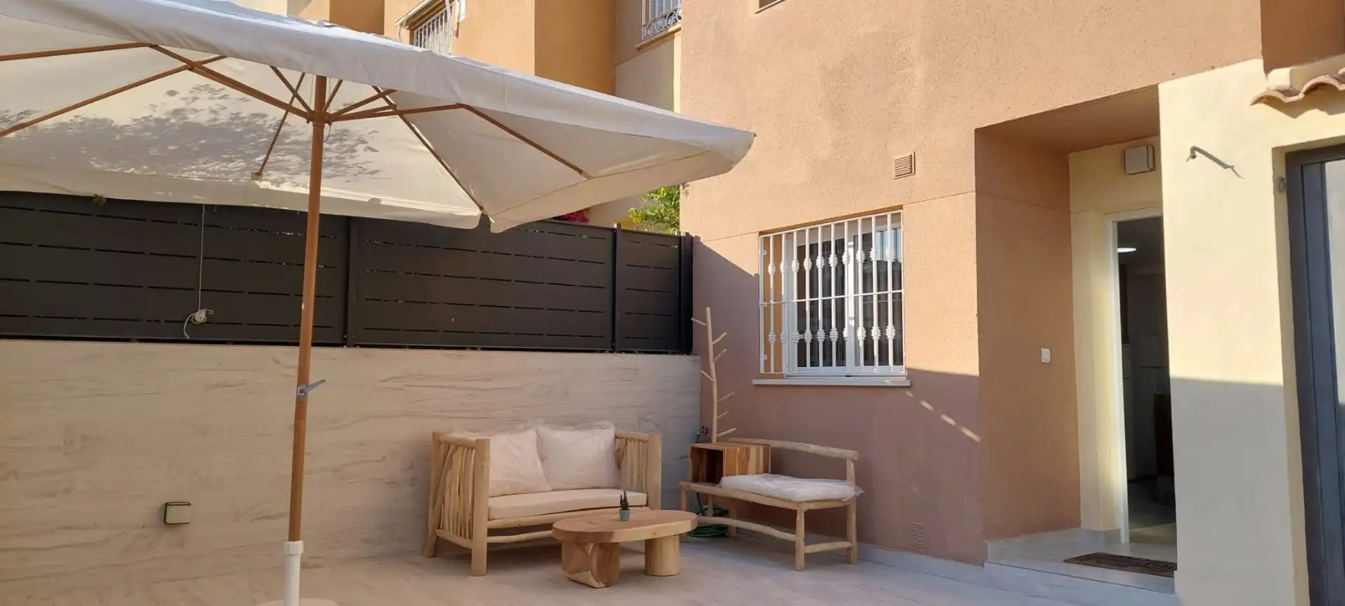 Terraza de Dúplex de alquiler en Murcia con Aire acondicionado, Jardín privado y Terraza