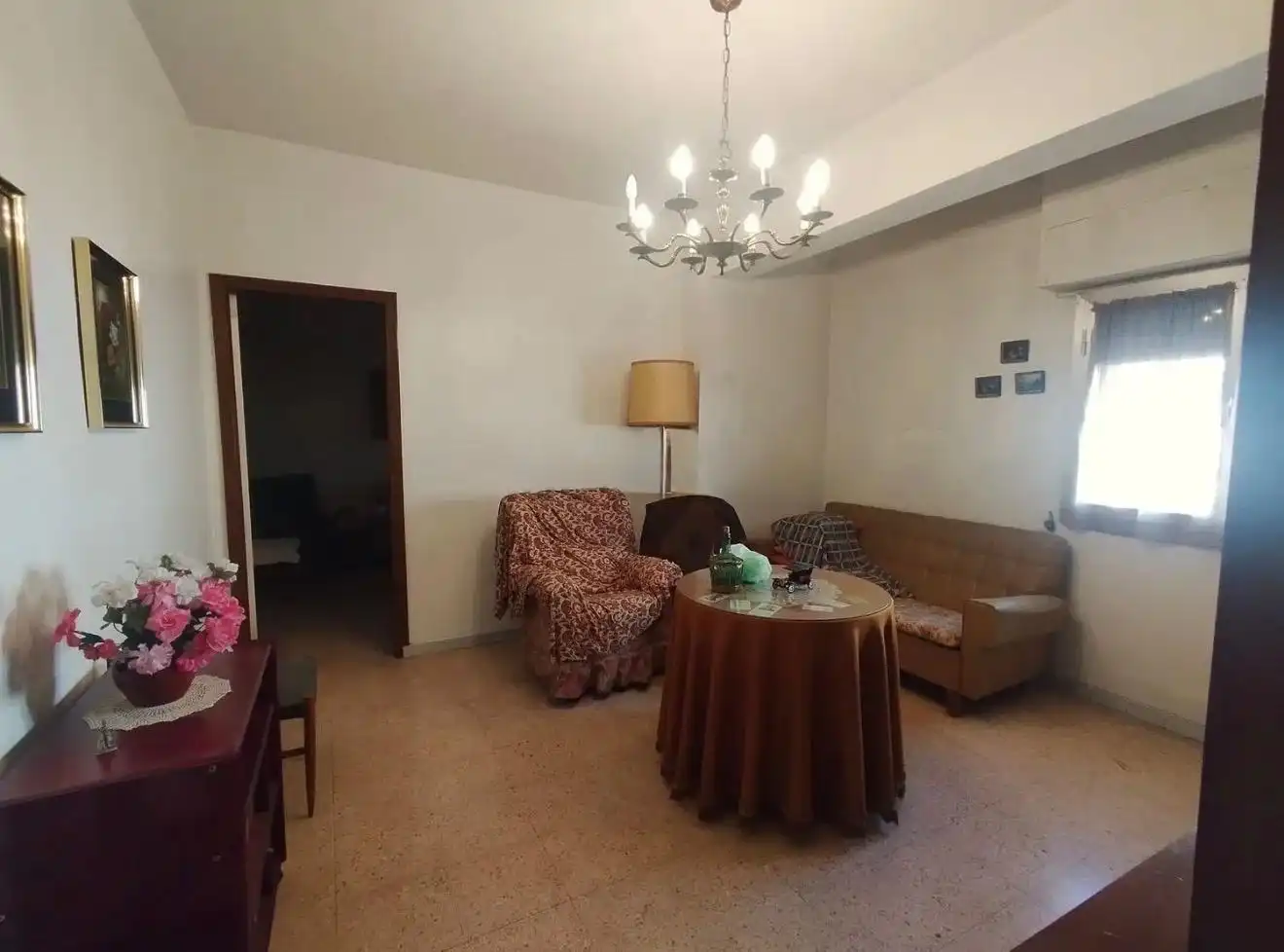 Living room of Flat for sale in Murcia  with Terrace, Furnished and Balcony