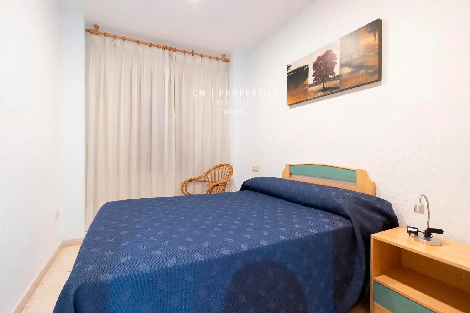 Bedroom of Flat for rent in Alboraya  with Air Conditioner, Heating and Terrace