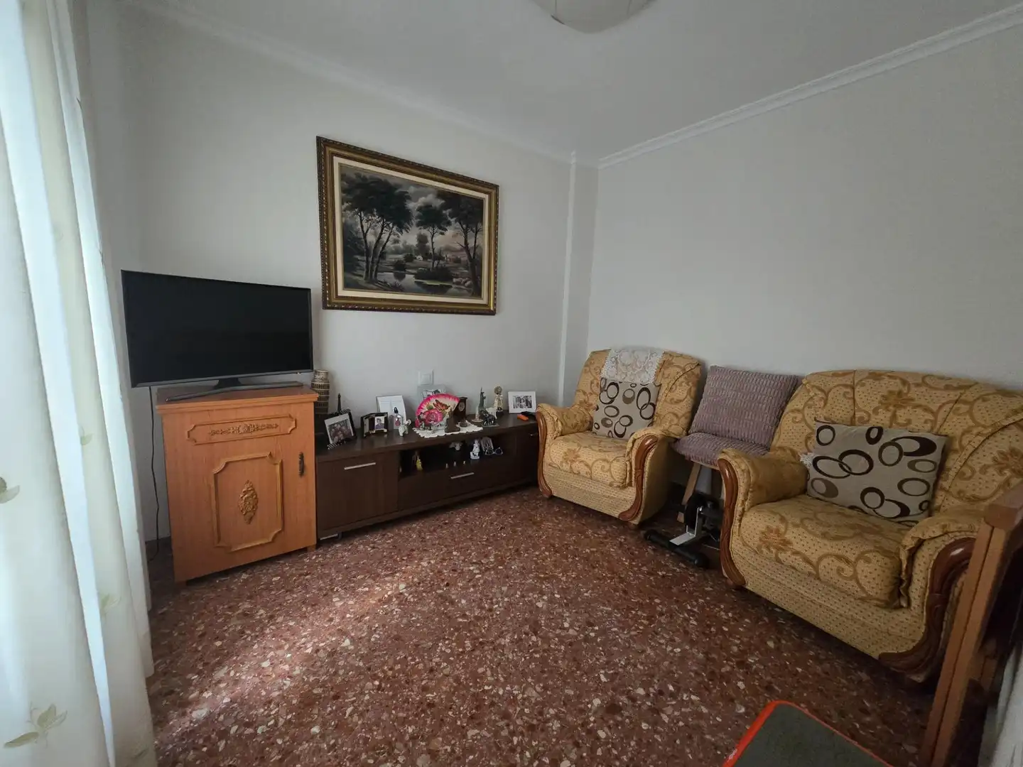 Sala de estar de Piso en venta en Valencia con Aire acondicionado y Balcón