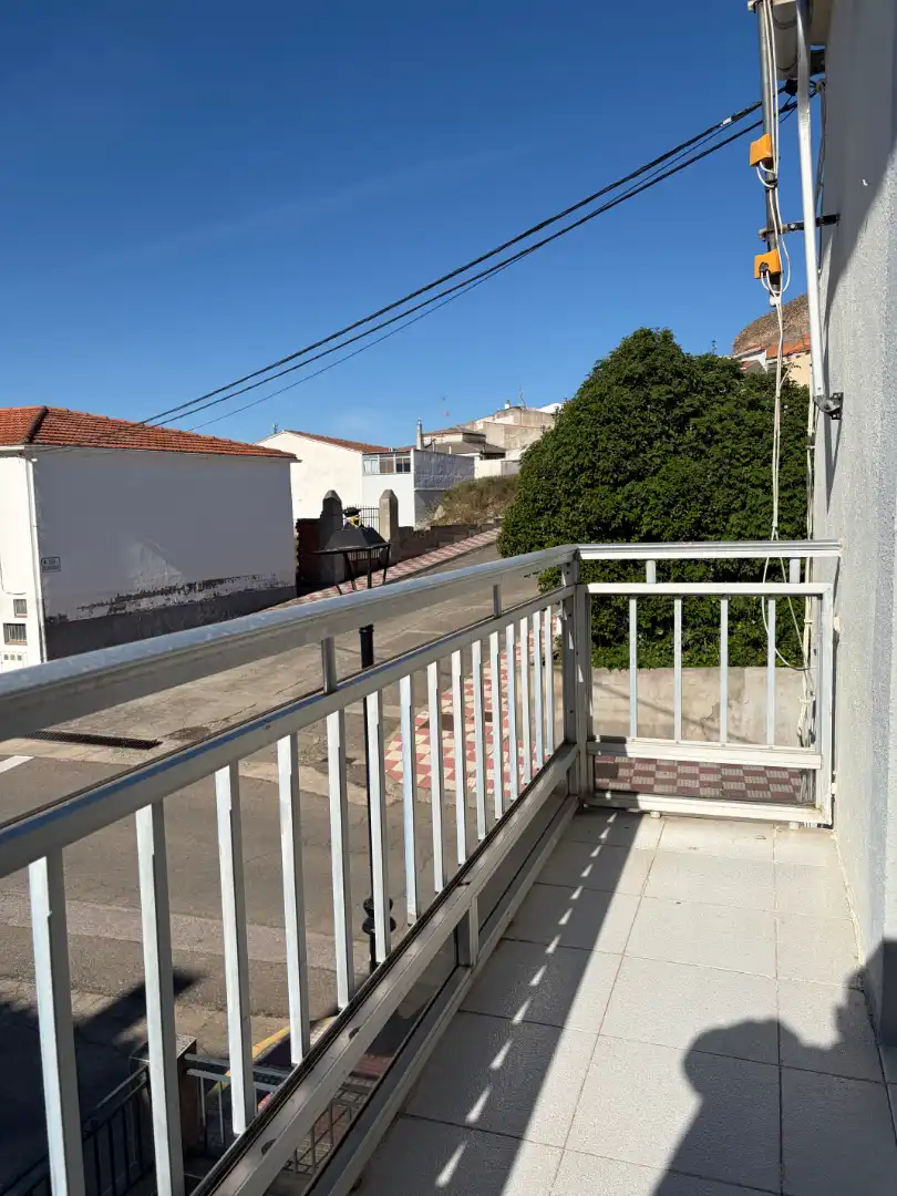 Balcony of Flat for sale in Galisteo  with Air Conditioner, Furnished and Washing machine