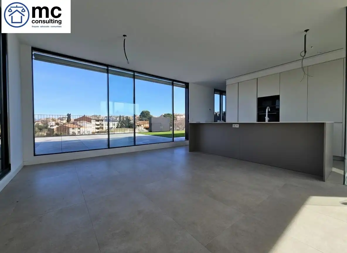 Sala d'estar de Àtic en venda en Taradell amb Aire condicionat, Calefacció i Terrassa