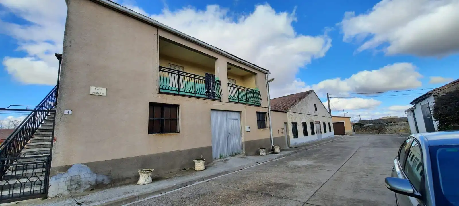 Exterior view of Houses for sale in El Pedroso de la Armuña   with Heating, Terrace and Storage room