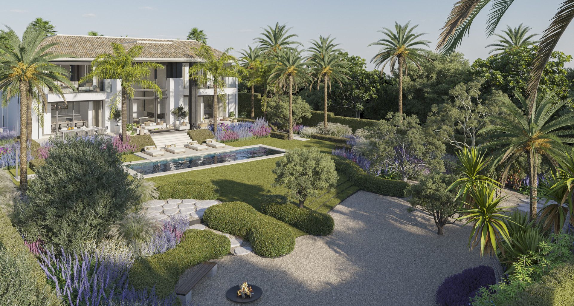 Jardí de Casa o xalet en venda en Marbella amb Aire condicionat, Jardí privat i Terrassa
