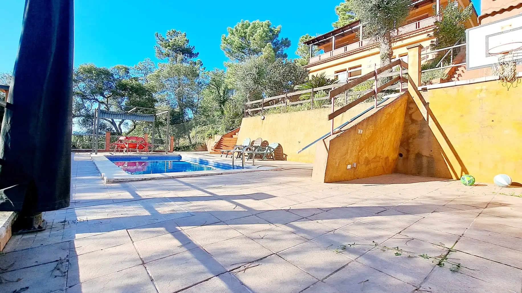Piscina de Casa o xalet en venda en Lloret de Mar amb Calefacció, Jardí privat i Parquet