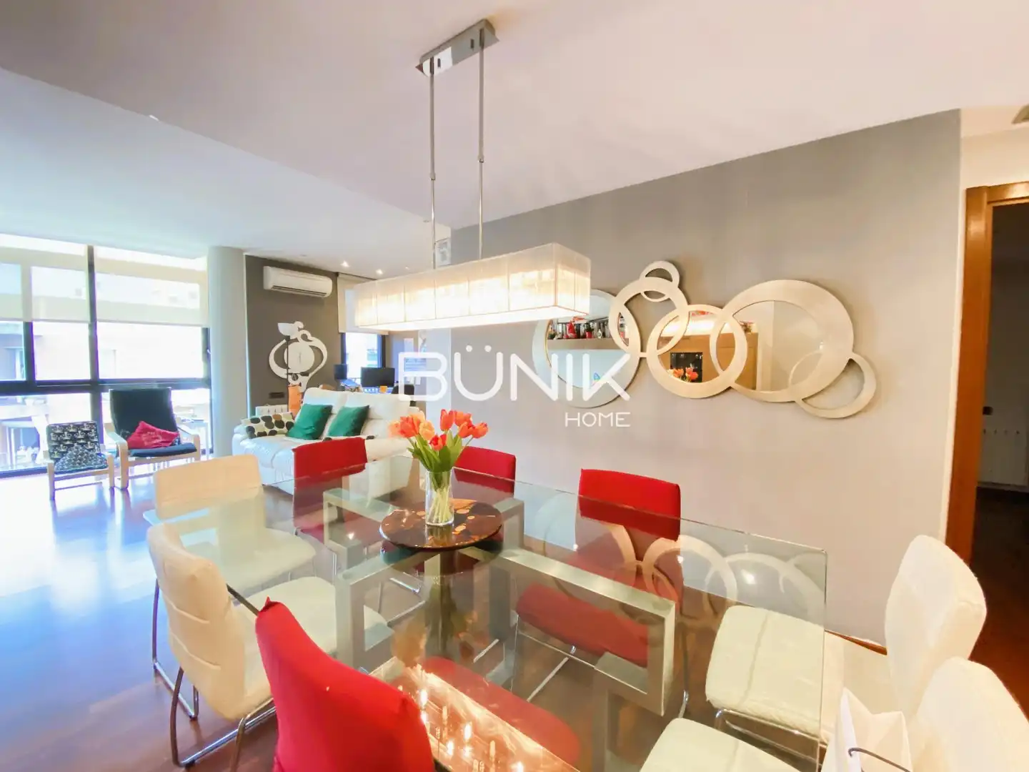 Comedor de Piso de alquiler en Barcelona con Parquet, Terraza y Trastero
