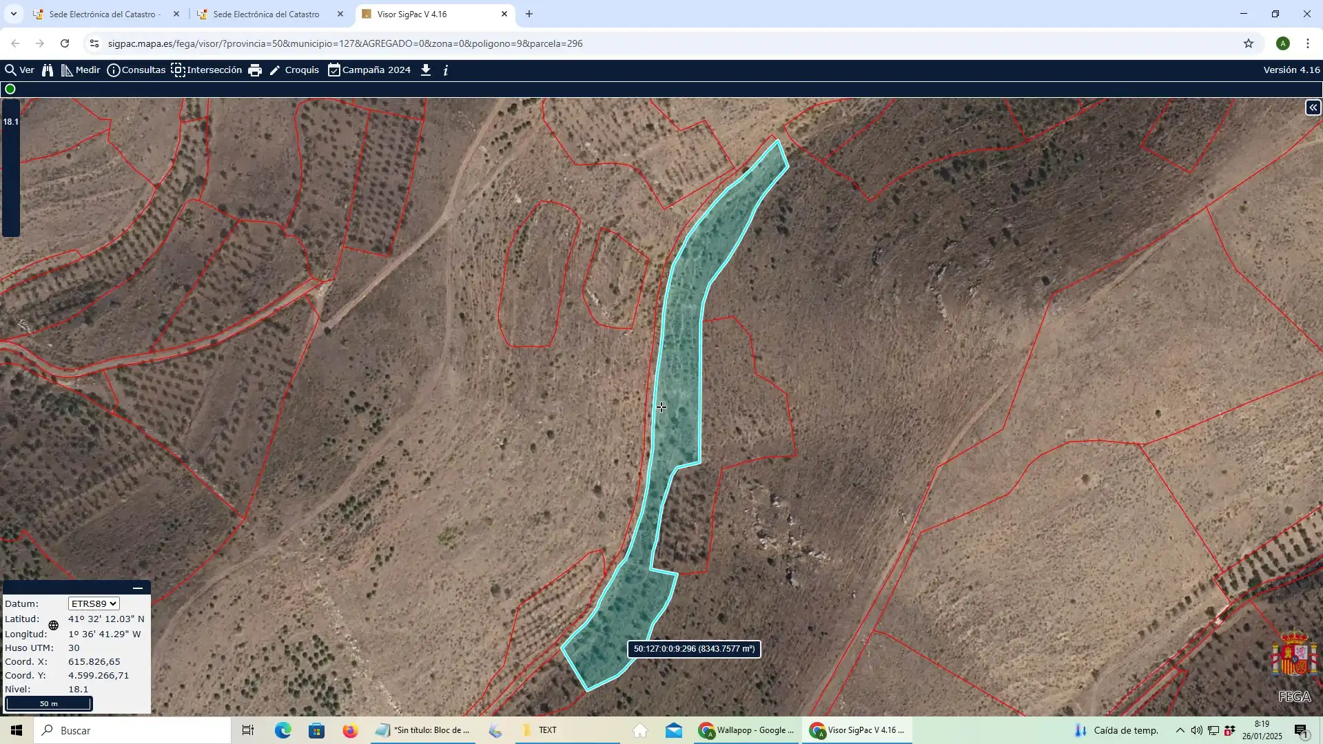 Terreno en venta en Illueca