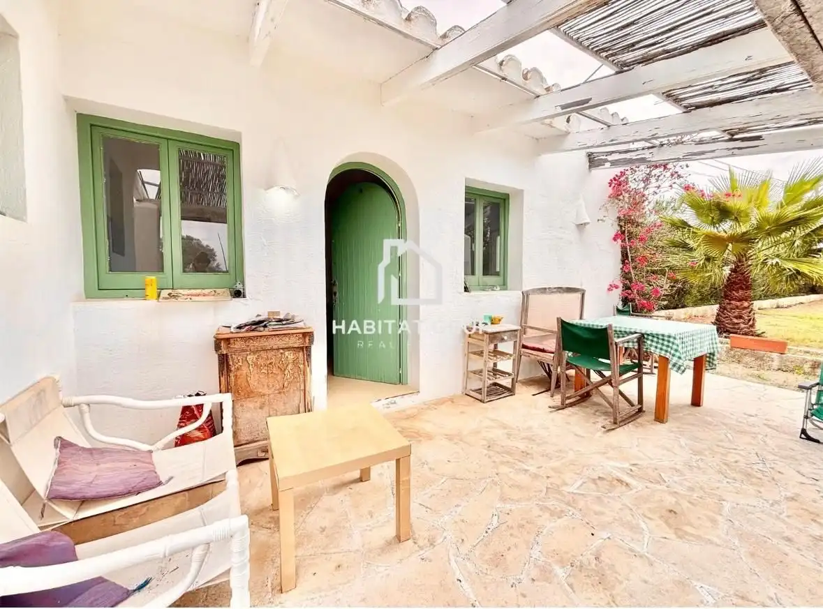 Terrasse von Haus oder Chalet zum Verkauf in Sant Lluís mit Klimaanlage, Heizung und Privatgarten