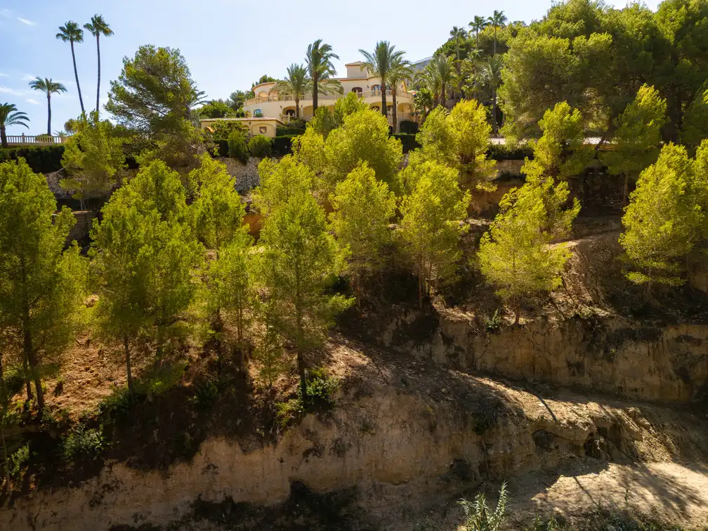 Vista exterior de Casa o chalet en venta en Jávea / Xàbia con Aire acondicionado, Jardín privado y Terraza