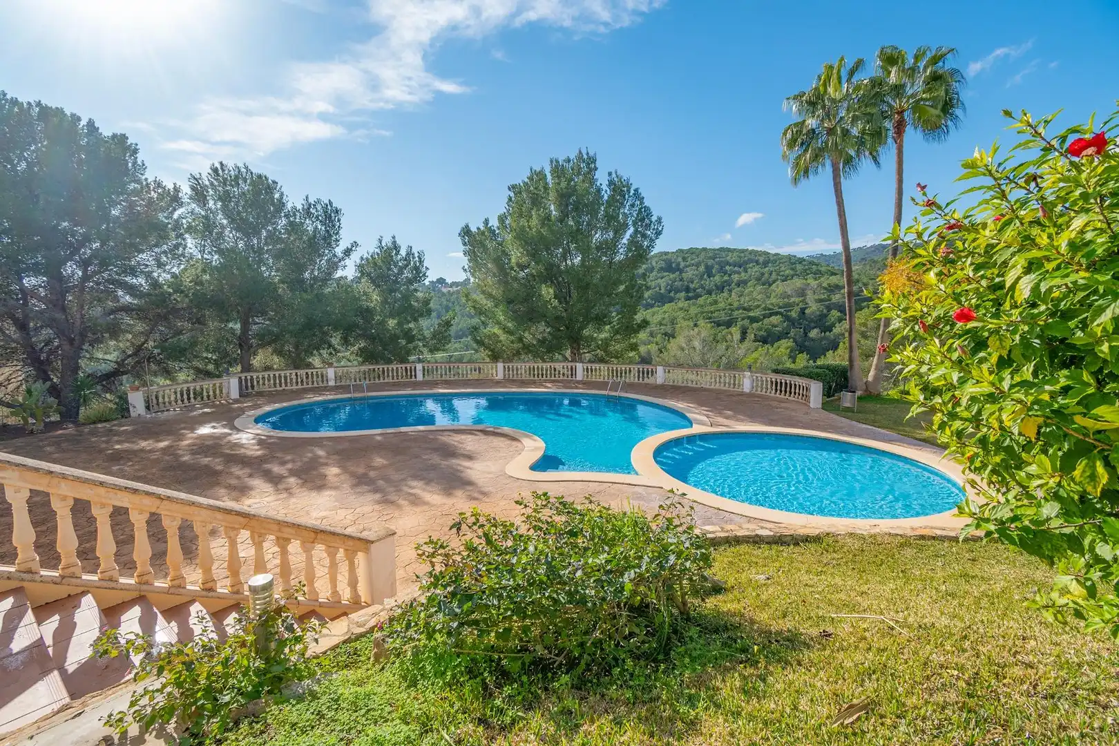 Piscina de Casa adosada en venta en  Palma de Mallorca con Aire acondicionado, Calefacción y Jardín privado