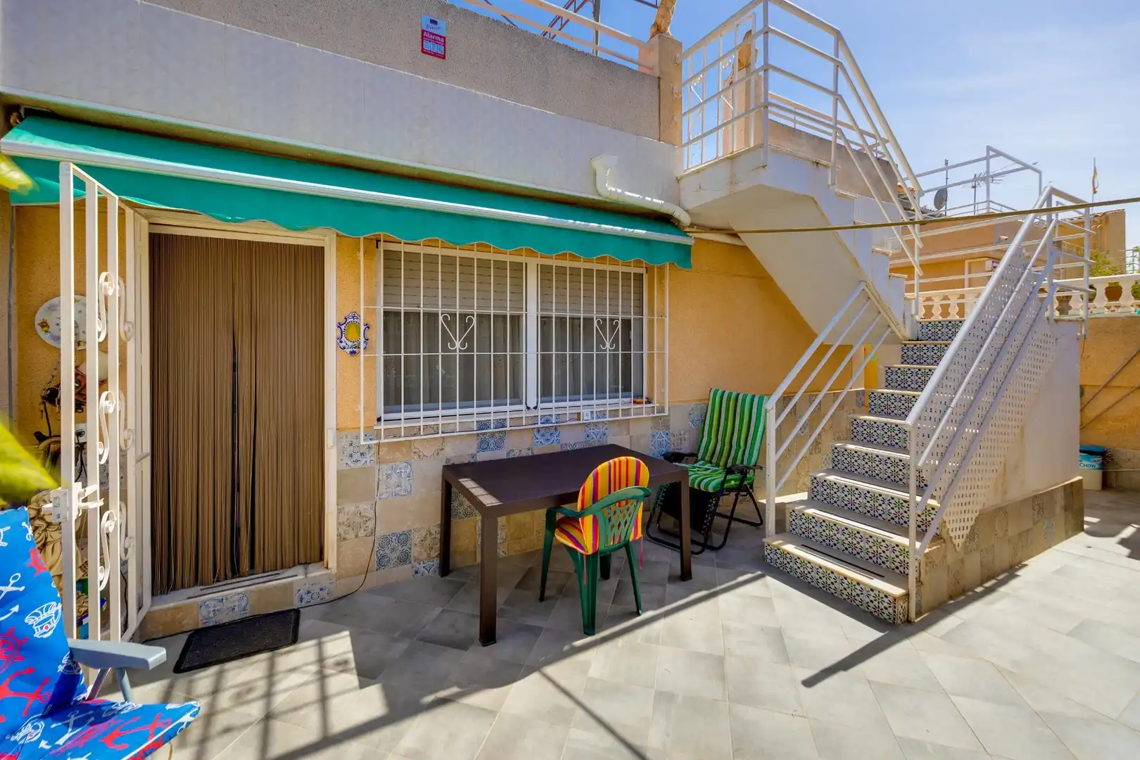 Balcony of Single-family semi-detached for sale in Torrevieja  with Air Conditioner, Private garden and Terrace