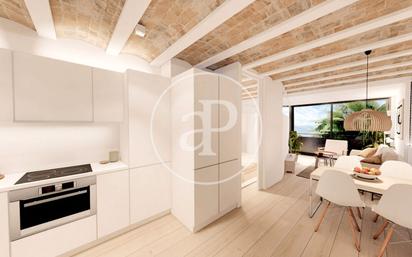 Kitchen of Flat to rent in  Barcelona Capital  with Air Conditioner and Terrace