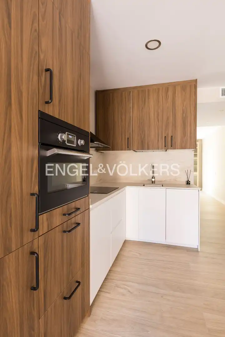 Cuina de Planta baixa de lloguer en Madrid amb Aire condicionat i Calefacció
