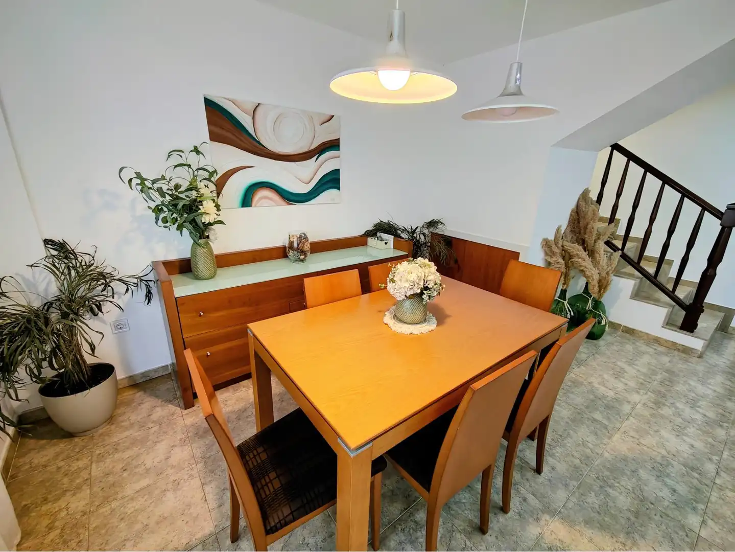 Comedor de Casa adosada en venta en Tarragona con Aire acondicionado, Calefacción y Jardín privado