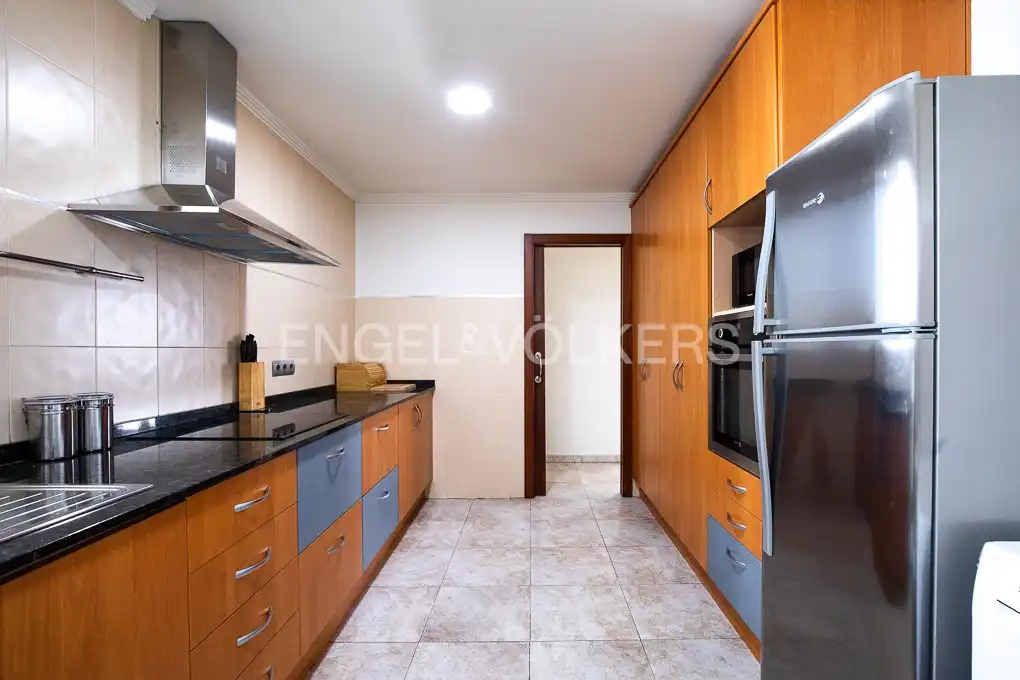 Kitchen of Flat for rent in Valencia  with Air Conditioner, Heating and Terrace
