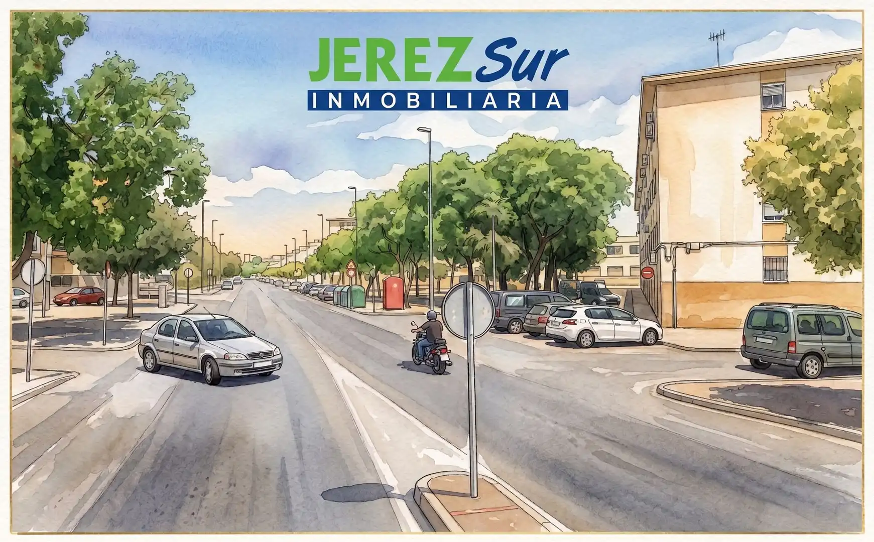 Vista exterior de Pis en venda en Jerez de la Frontera amb Aire condicionat i Calefacció