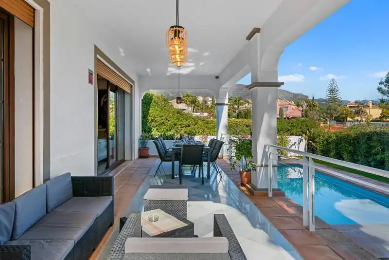 Terrace of Houses for rent in Marbella  with Air Conditioner, Heating and Private garden