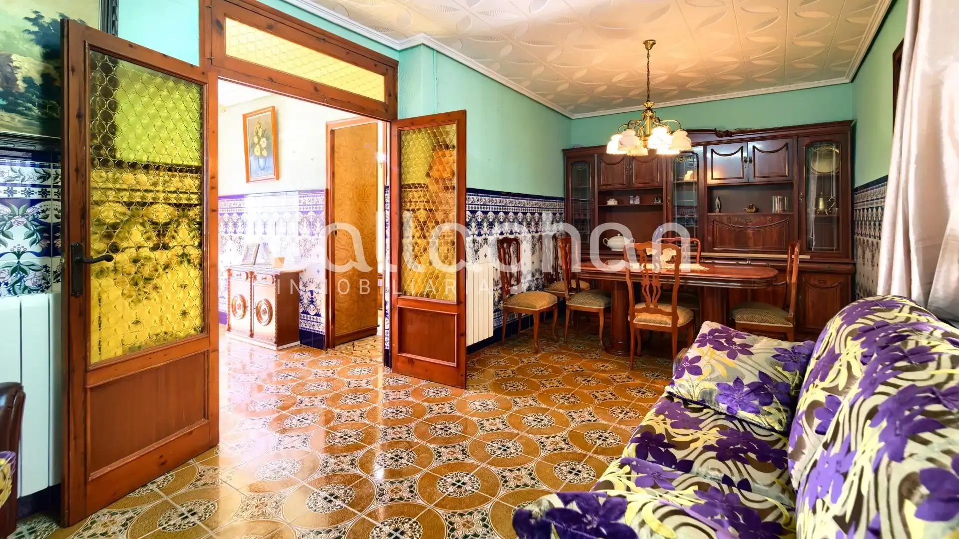 Sala d'estar de Casa adosada en venda en Algímia de Alfara
