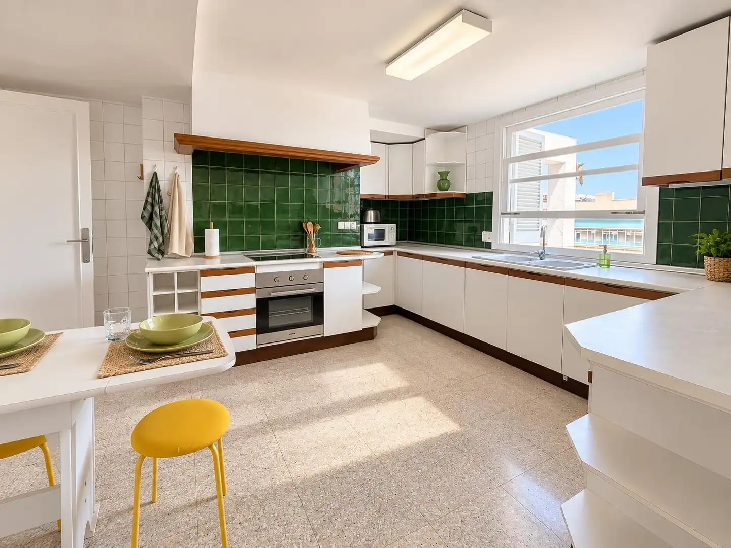 Cocina de Ático de alquiler en  Palma de Mallorca con Aire acondicionado, Terraza y Amueblado