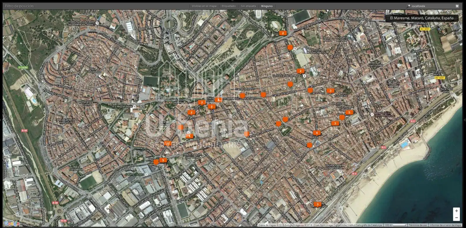 Vista exterior de Estudio en venta en Mataró con Aire acondicionado