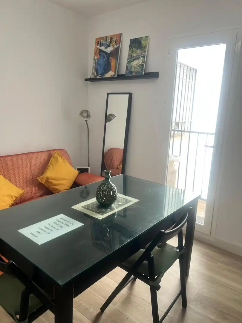 Dining room of Flat for rent in Ronda  with Furnished