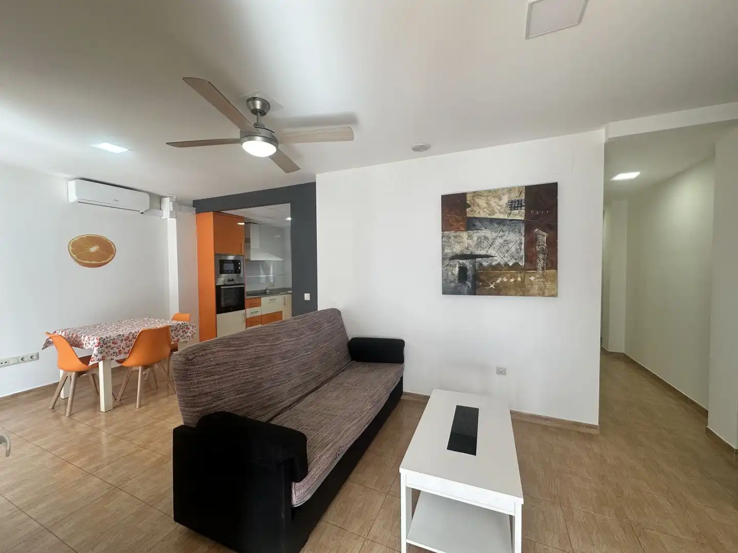 Living room of Houses for rent in Chilches / Xilxes  with Air Conditioner, Heating and Terrace