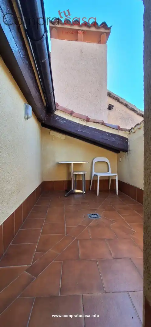 Terraza de Apartamento de alquiler en Segovia con Calefacción, Terraza y Amueblado