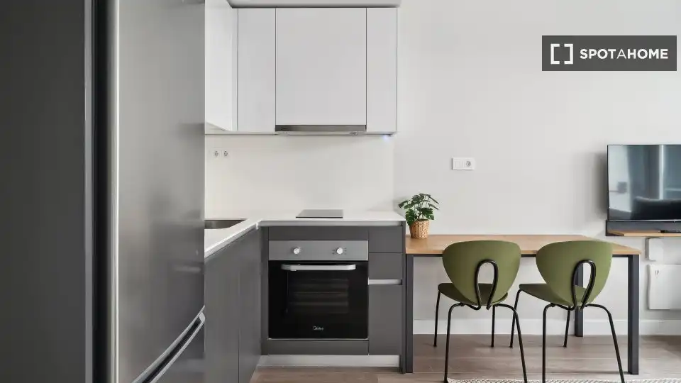 Cocina de Piso de alquiler en Madrid con Aire acondicionado, Calefacción y Amueblado
