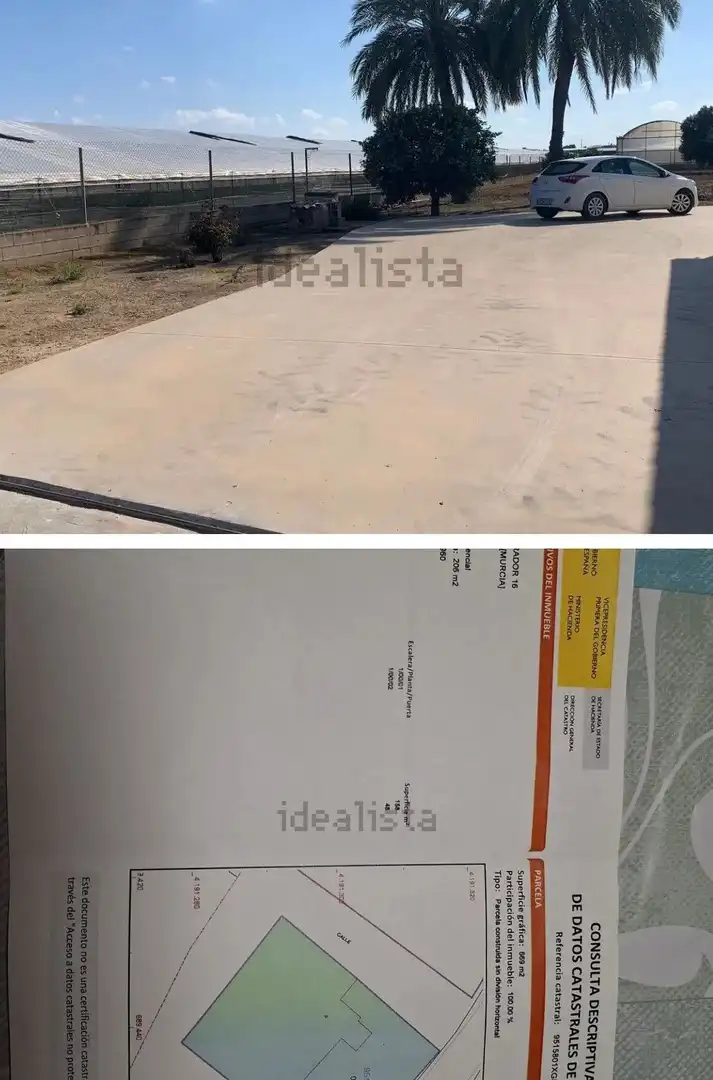 Finca rústica en venta en San Javier con Jardín privado