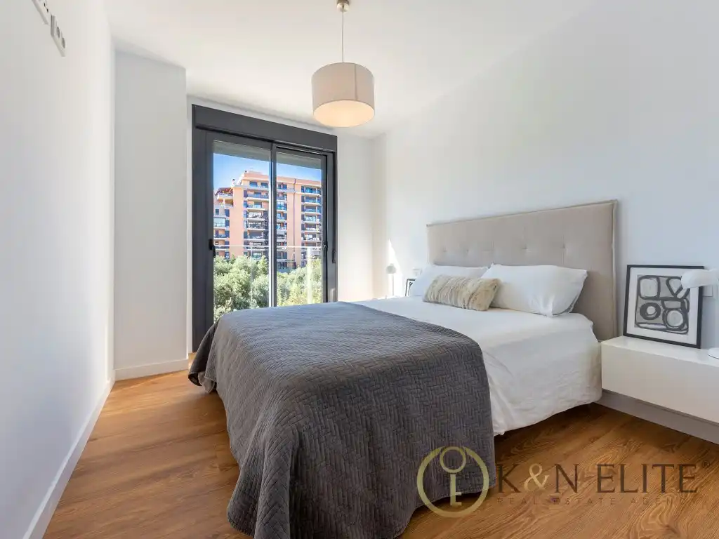 Bedroom of Flat for rent in Alicante / Alacant  with Air Conditioner, Heating and Private garden