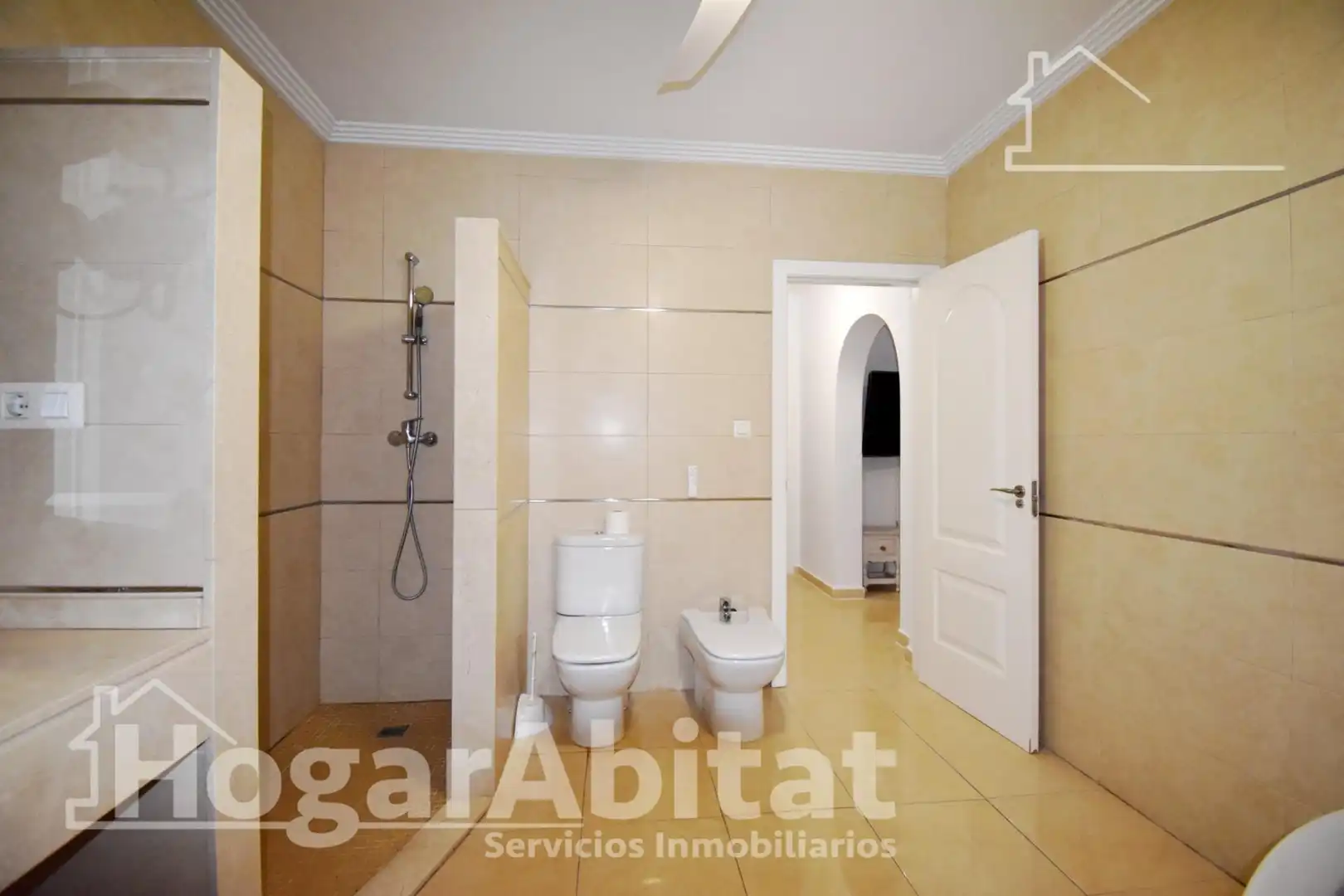 Baño de Casa o chalet en venta en Beniarbeig con Aire acondicionado, Jardín privado y Terraza