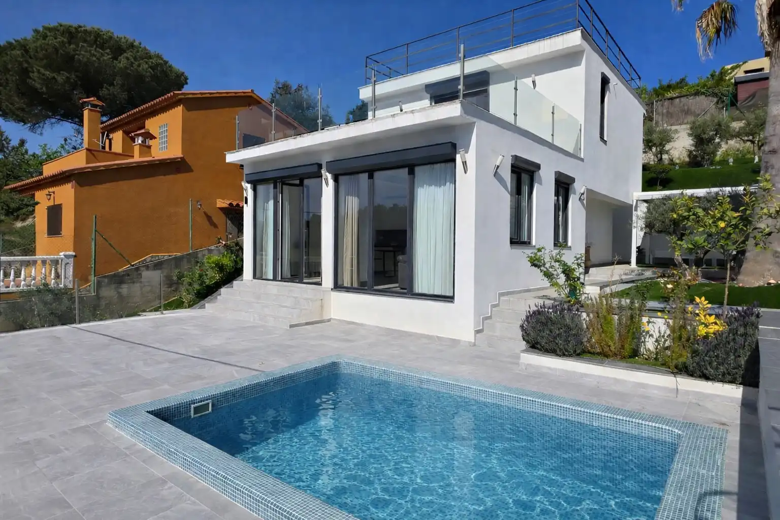 Swimming pool of Houses for sale in Tordera  with Heating, Private garden and Terrace