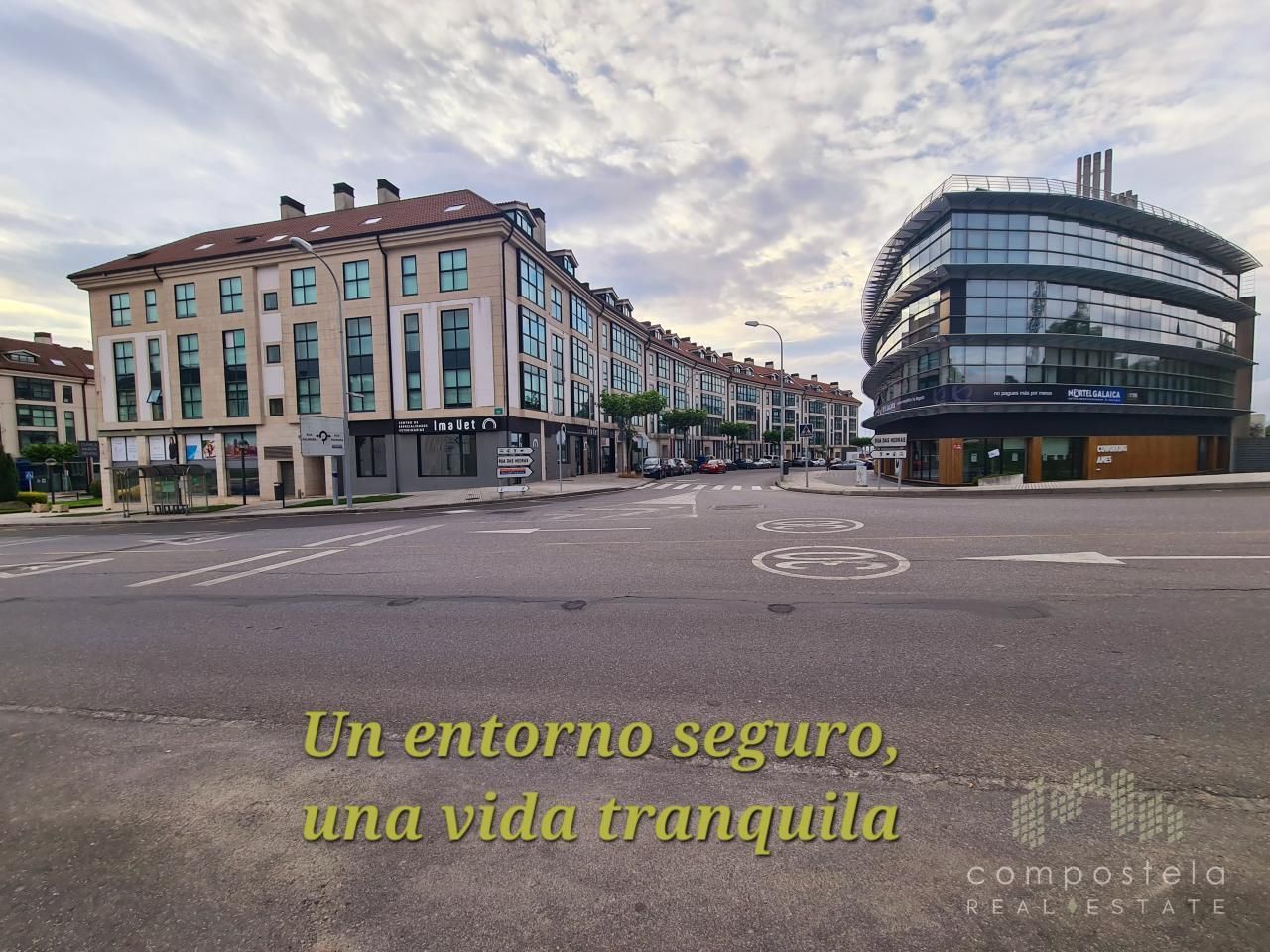 Vista exterior de Piso de alquiler en Ames con Calefacción, Parquet y Trastero