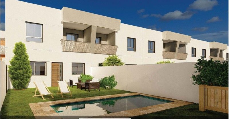 Exterior view of House or chalet for sale in Plasencia  with Heating and Swimming Pool