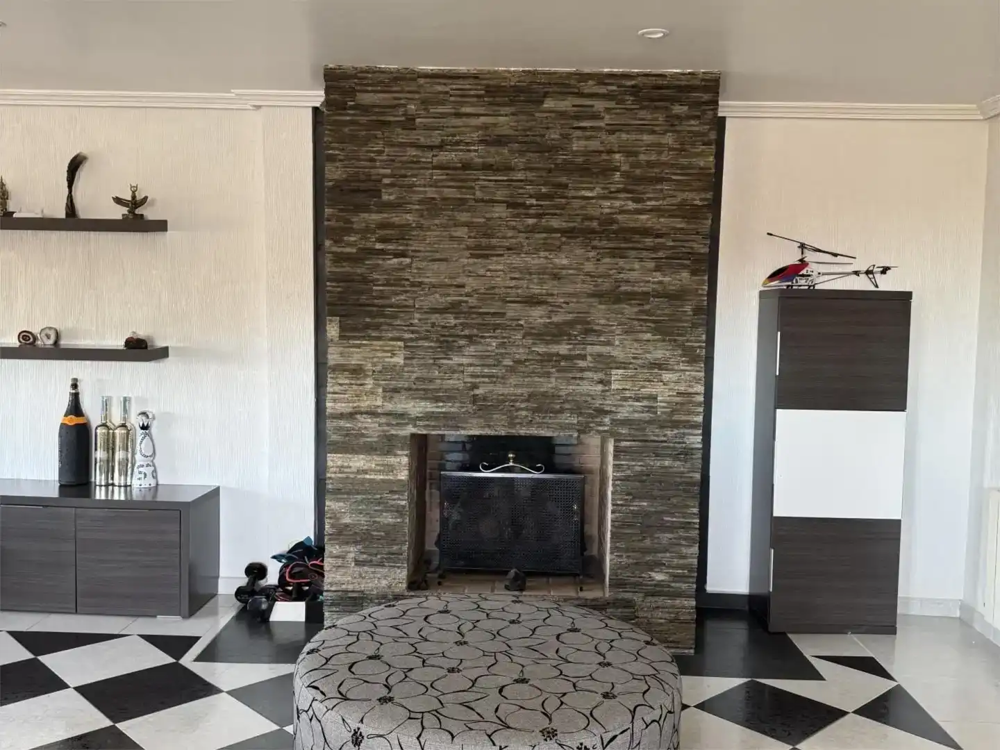 Sala de estar de Casa o chalet en venta en Móstoles con Aire acondicionado, Jardín privado y Trastero