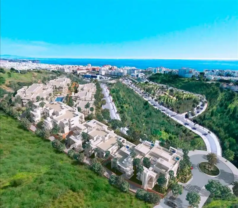 Vista exterior de Apartamento de alquiler en Estepona con Aire acondicionado, Calefacción y Terraza