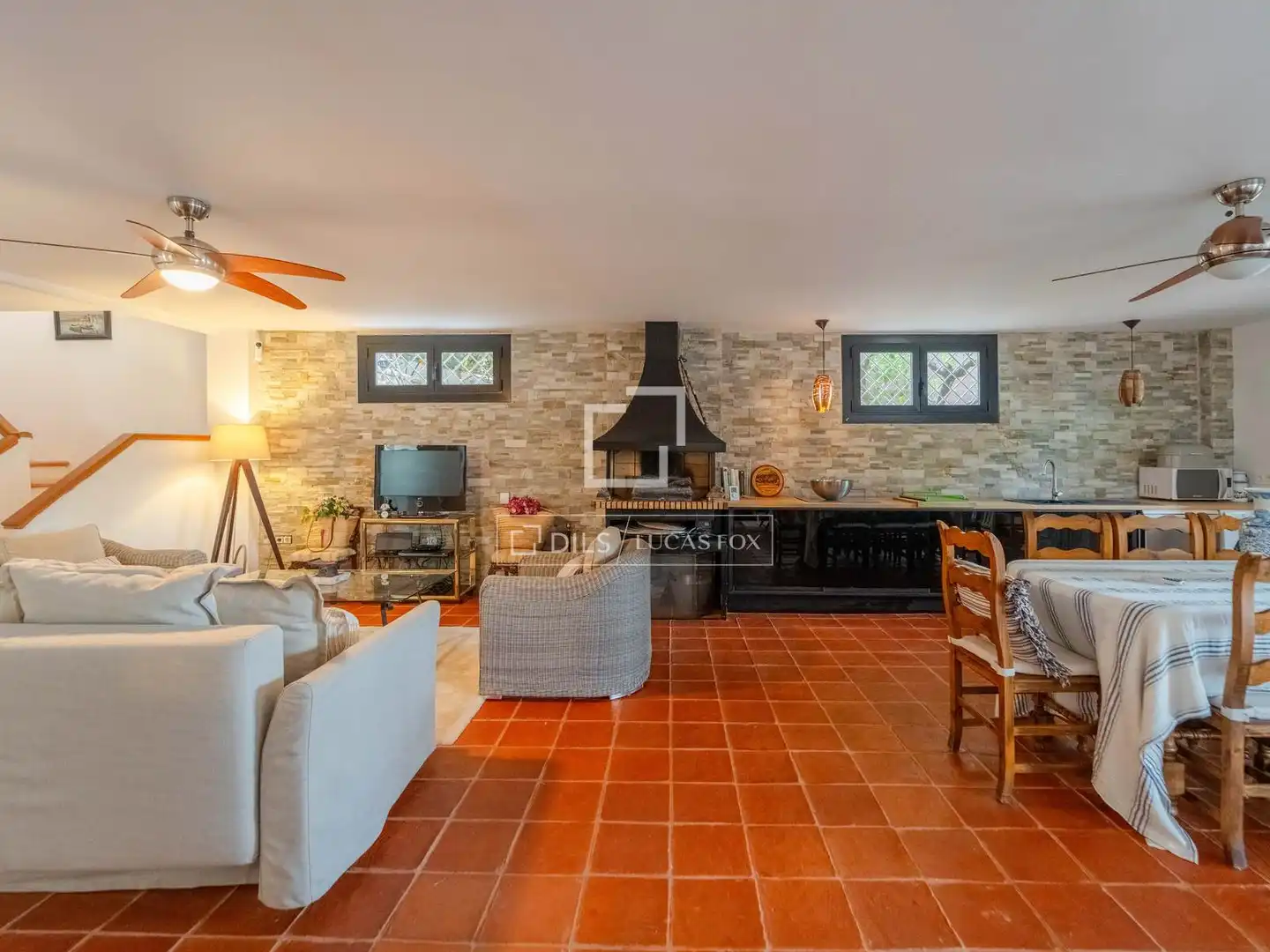 Living room of Houses for rent in L'Eliana  with Air Conditioner, Heating and Private garden