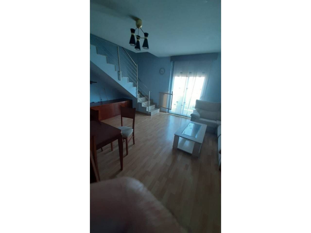 Living room of Duplex for sale in Terrassa  with Parquet flooring and Terrace