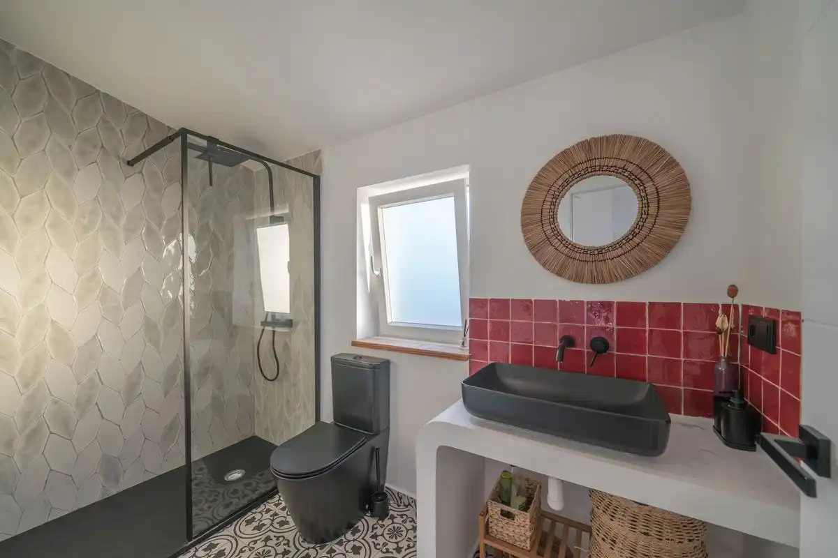 Bathroom of Houses for sale in Oliva  with Air Conditioner, Heating and Private garden