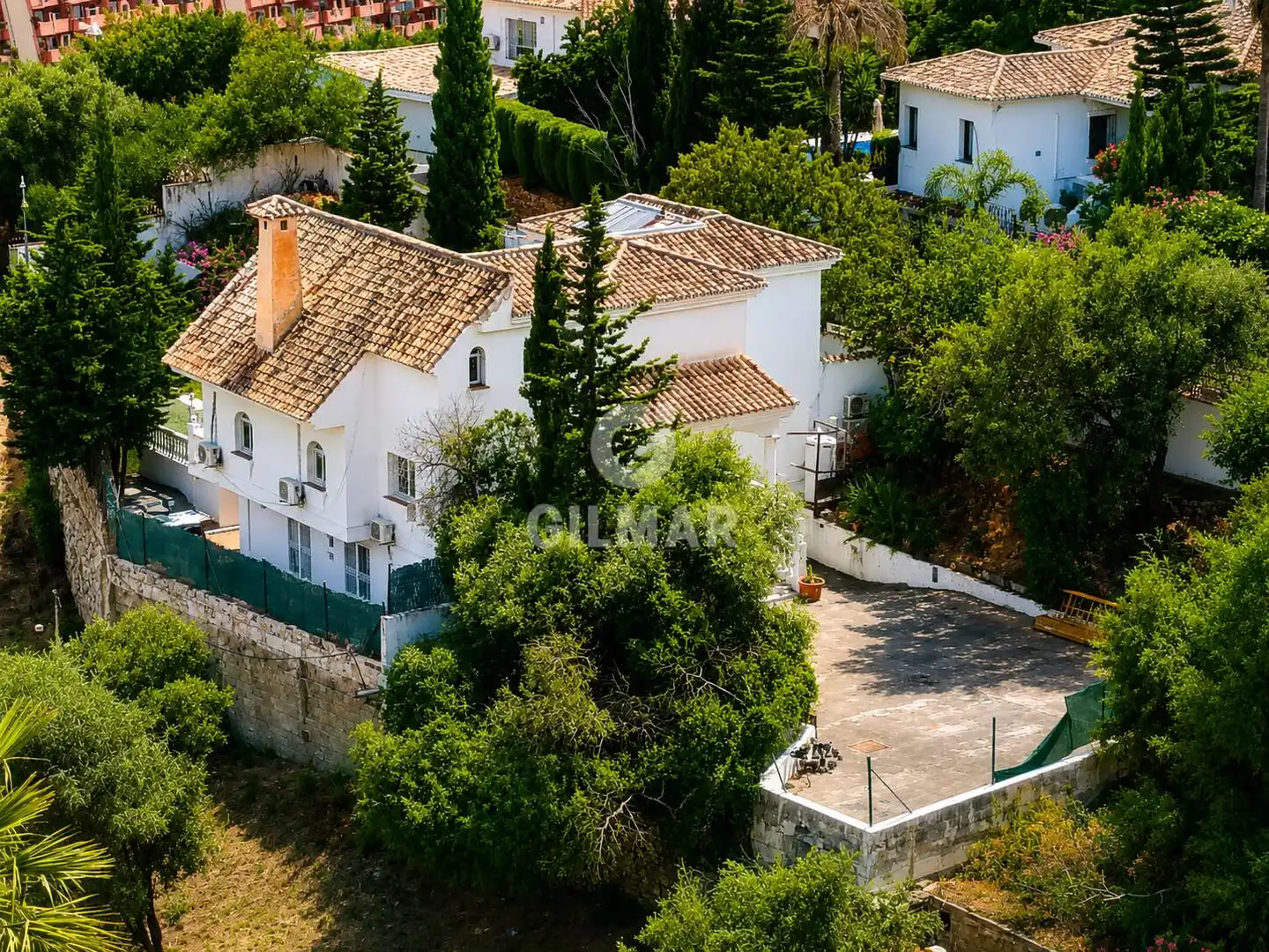 Vista exterior de Casa o chalet en venta en Benalmádena con Jardín privado y Piscina
